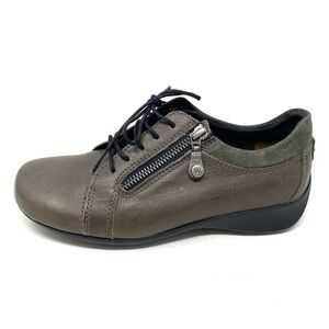 Wolky Bonnie Gray Cartago Leather Comfort Shoes